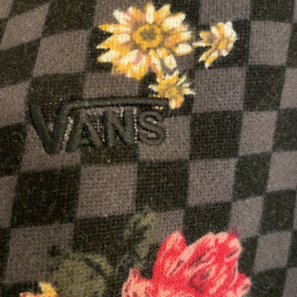 Vans floral hoodie.very cute! - Picture 3 of 5